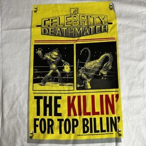 Vintage 1998 MTV Celebrity Deathmatch Shirt Men XL White Killin Billin Deadstock
